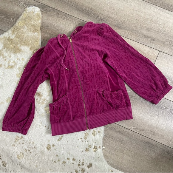 Juicy Couture Jackets & Blazers - Juicy couture Y2K vintage velour full zip jacket